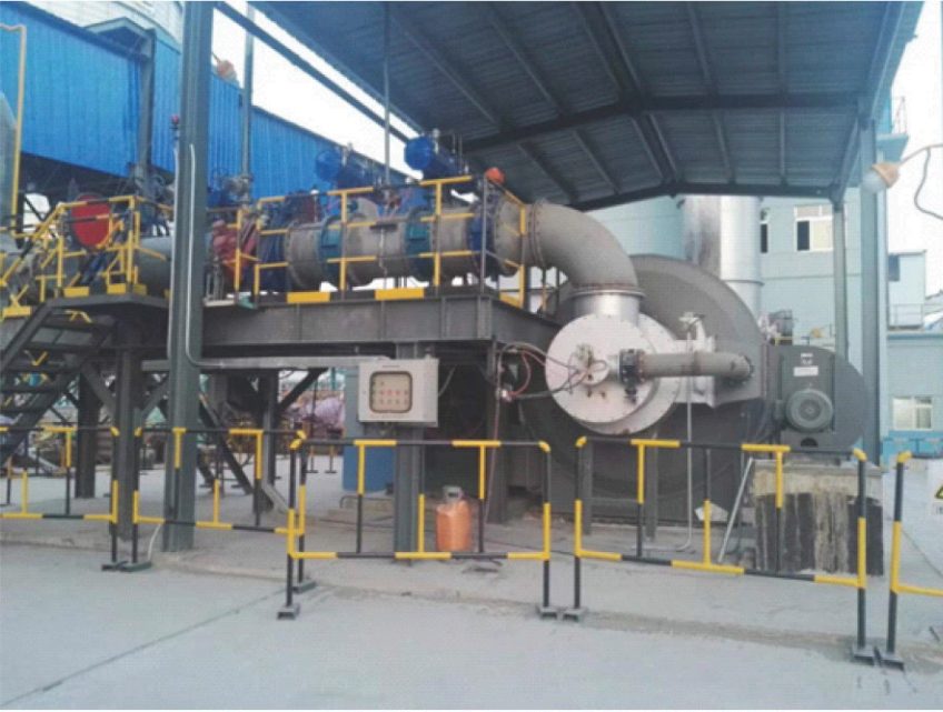 Gas hot blast stoveZDQR